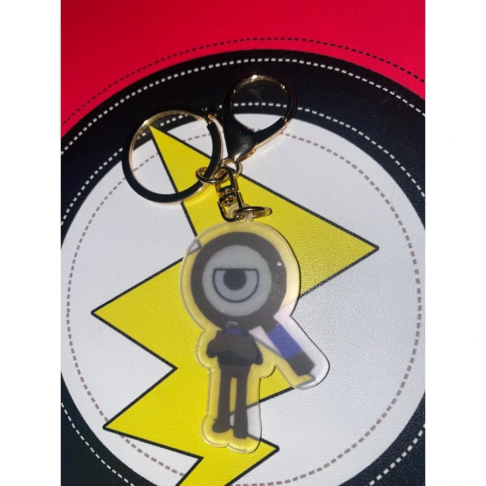 DW Rodger‎ Keychain Keyring Acrylic Metal Clasp Charm Dandy's World